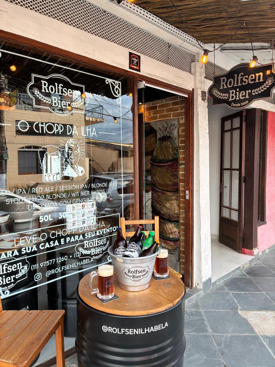Primeira loja exclusiva Rolfsen Bier em Ilhabela